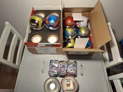 Pokemon TCG PokeBall Tin D24 New scarlet violet Booster Packs 2024 - Image 1