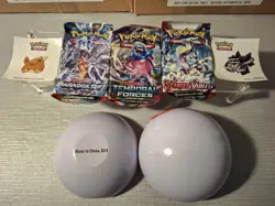 Pokemon TCG PokeBall Tin D24 New scarlet violet Booster Packs 2024 - Image 3