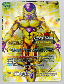 Ultimate Form Golden Frieza | Level 2 Judge Stamped | Dragon Ball Super Card LP - Image 1