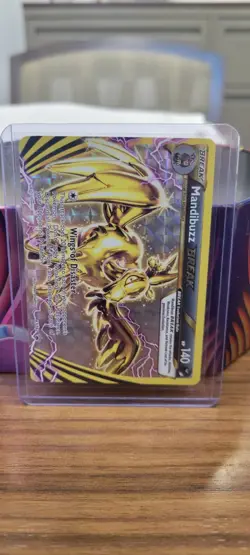Pokemon Mandibuzz BREAK XY182 XY Promo Holo 140HP Ancient Bird Pokemon TCG Card - Image 1