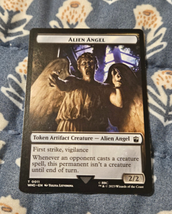 Alien Angel/Dalek Double-Sided Token 0011/0012 Doctor Who - MTG Magic - Image 1