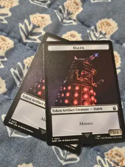 Alien Angel/Dalek Double-Sided Token 0011/0012 Doctor Who - MTG Magic - Image 3