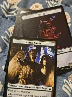 Alien Angel/Dalek Double-Sided Token 0011/0012 Doctor Who - MTG Magic - Image 4