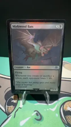 Mirkwood Bats 95 The Lord of the Rings: Middle-earth MTG Foil MP - Image 1