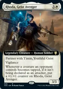 Rhoda, Geist Avenger (Extended Art) Innistrad: Crimson Vow MTG NM - Image 1