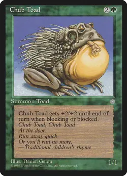[MTG] Chub Toad (229) (ICE) HP-DMG - Image 1