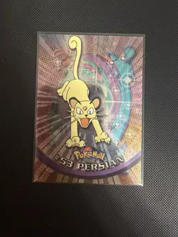 Persian #53 Topps Pokemon Tv Animation Edition Textured Foil - Image 1