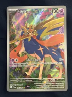 Zacian 100/094 NM Pokemon Phantasmal Flames Illustration Rare Full Art - Image 1