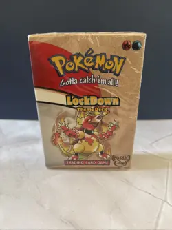 1999 Pokemon Lockdown Theme Deck Fossil Set (Open Box) - Image 1