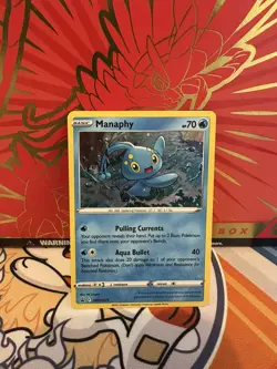 Manaphy Holo Black Star Promo Sword &Shield SWSH275 NM Pokemon TCG - Image 1