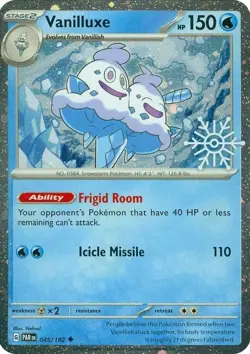 Vanilluxe - 045/182 - Holiday Calendar Stamp - Near Mint - Pokemon Promos - Image 1