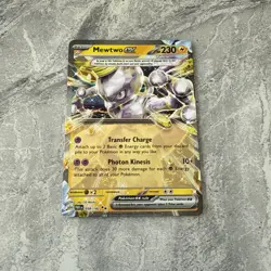 Pokemon TCG Mewtwo ex 058/182 Sv04: Paradox Rift Holo Mint/NM - Image 2