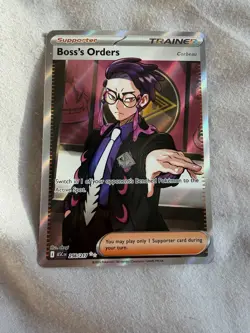 Pokemon TCG Boss's Orders 256/217 Ultra Rare Full Art NM ascended heroes - Image 1