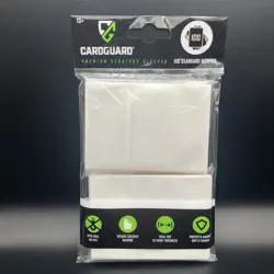 New! Bullsitoy Card Guard Premium 100 Matte White Strategy Sleeves - Image 1