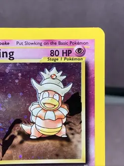 Pokemon TCG 1st Edition Slowking 14/111 Neo Genesis Holo Rare WOTC VTG Swirl - Image 3