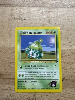 Pokemon TCG Erika's Bulbasaur Gym Challenge Set Uncommon #39/132 Very LP - Image 1