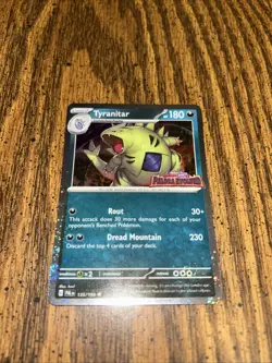Pokemon Tyranitar 135/193 STAMPED Paldea Evolved Special Collection PROMO NM TCG - Image 2