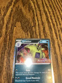 Pokemon Tyranitar 135/193 STAMPED Paldea Evolved Special Collection PROMO NM TCG - Image 3