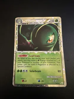 Pokemon TCG Meganium Prime 109/123 Heartgold & Soulsilver Ultra Rare Holo - Image 1