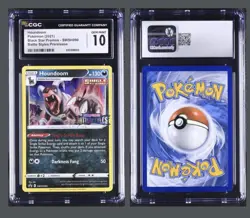 Pokemon 2021 Houndoom Battle Styles Pre-release Stamp Promo CGC GEM MINT 10 SWSH - Image 1