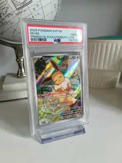 Eevee #173 Prismatic Evolutions Pokemon Centre ETB Stamped Promo PSA10 - Image 2