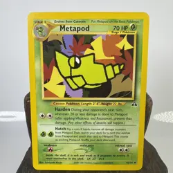Pokemon Neo Discovery - Metapod - 42/75 - Uncommon - Unlimited Edition - NM - Image 1