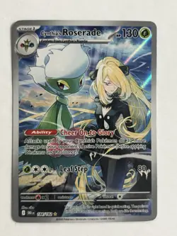 Cynthias Roserade 184/182 - Pokemon TCG Destined Rivals - Illustration Rare - NM - Image 1
