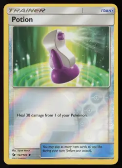Potion 127/149 Uncommon SM Base Set Pokemon Reverse Holo Near Mint - Image 1