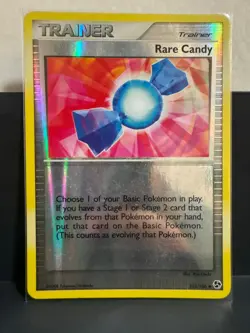 Rare Candy 102/106 Great Encounters Reverse Holo 2008 Pokemon - Image 1