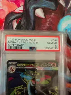 Pokemon TCG Mega Charizard EX 094/080 M2 Inferno x Japanese PSA 10 - Image 2
