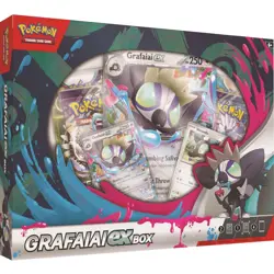 Pokemon TCG Grafaiai ex Box Foil Promo Card Booster Pack TCG Live - Image 1