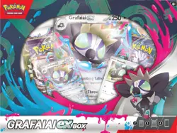 Pokemon TCG Grafaiai ex Box Foil Promo Card Booster Pack TCG Live - Image 5