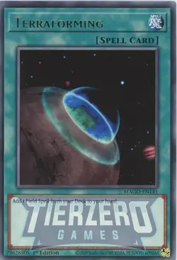 Yugioh Terraforming MAGO-EN141 Rare 1st Edition NM/LP - Image 1