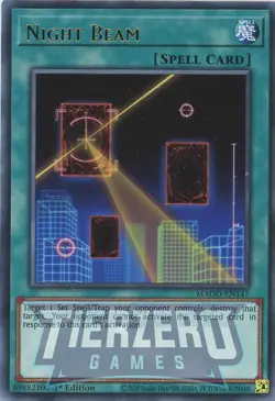 Yugioh Night Beam MAGO-EN147 Rare 1st Edition NM/LP - Image 1