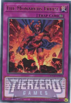 Yugioh The Monarchs Erupt MAGO-EN092 Rare 1st Edition NM/LP - Image 1