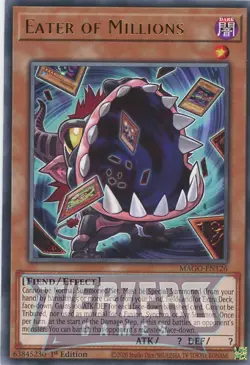 Yugioh Eater of Millions MAGO-EN126 Rare 1st Edition NM/LP - Image 1