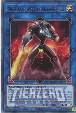 Yugioh Mekk-Knight of the Morning Star MAGO-EN137 Rare 1st Edition NM/LP - Image 1