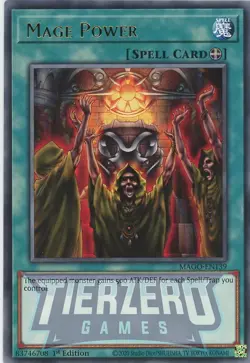 Yugioh Mage Power MAGO-EN139 Rare 1st Edition NM/LP - Image 1