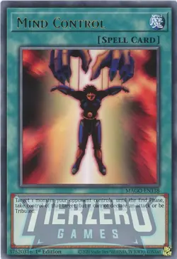 Yugioh Mind Control MAGO-EN138 Rare 1st Edition NM/LP - Image 1