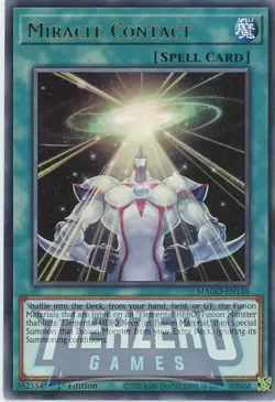 Yugioh Miracle Contact MAGO-EN148 Rare 1st Edition NM/LP - Image 1