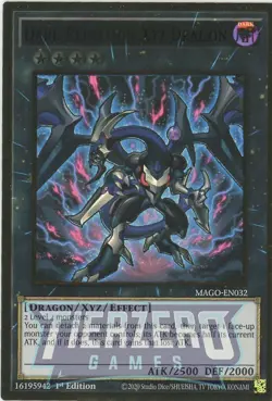 Yugioh Dark Rebellion Xyz Dragon MAGO-EN032 Premium Gold Rare 1st Edition NM/LP - Image 1