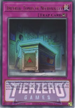 Yugioh Imperial Tombs of Necrovalley MAGO-EN089 Rare 1st Edition NM/LP - Image 1