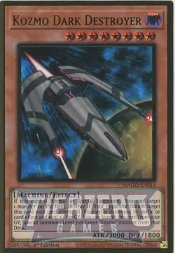 Yugioh Kozmo Dark Destroyer MAGO-EN014 Premium Gold Rare 1st Edition NM/LP - Image 1