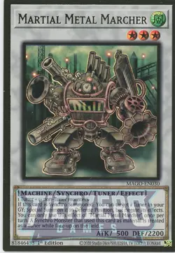 Yugioh Martial Metal Marcher MAGO-EN030 Premium Gold Rare 1st Edition NM/LP - Image 1