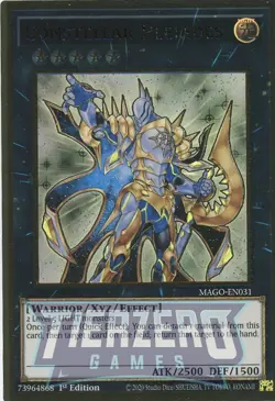 Yugioh Constellar Pleiades MAGO-EN031 Premium Gold Rare 1st Edition NM/LP - Image 1