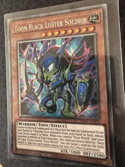 Yugioh | Toon Black Luster Soldier - RA03-EN272 - Platinum Secret Rare - 1st Ed - Image 2