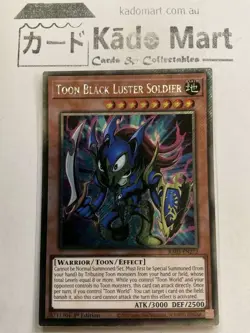 Toon Black Luster Soldier RA03-EN272 Platinum Secret Rare 1st Edition YuGiOh ... - Image 1