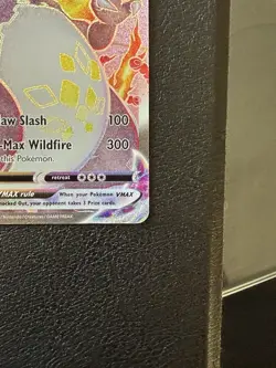 Pokemon TCG Charizard VMAX Shining Fates Holo Card SV107/SV122 Mint Condition - Image 5