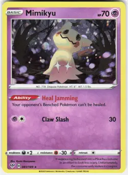Mimikyu - (Cosmos Holo) Promo Miscellaneous Cards & Products 081/189 NM Holo - Image 1