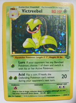 Victreebel Pokemon Card Holo WOTC 14/64 Jungle Set Rare Vintage 1999 MP - Image 1
